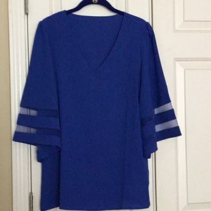 NWOT Royal Blue Blouse